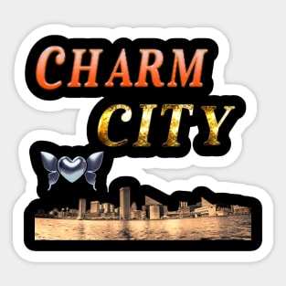 BALTIMORE CHARM CITY DESIGN Sticker